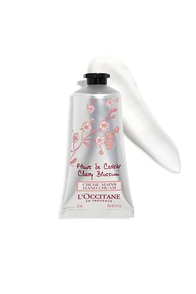 L'Occitane Cherry Blossom Hand Cream with Fruity, Floral and Natural Antioxidant Properties That Softens Hands 75ml
