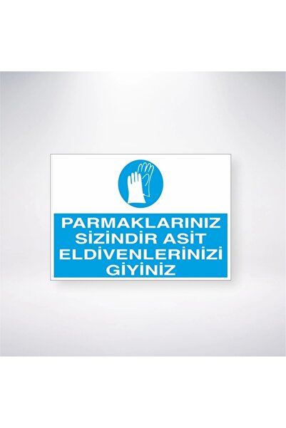 Reysa Tasarım Your Fingers Are Yours Wear Your Acid Gloves Sticker 20X28 cm