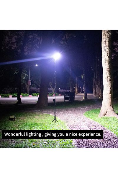 Generic 360 Camping light set with tripod (White light)