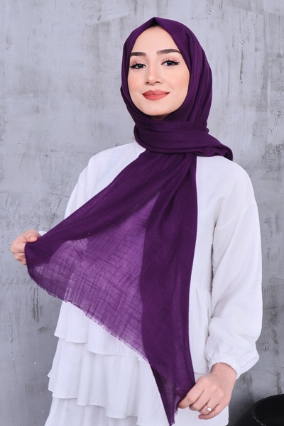 Golden Rose Şal cu flămă de culoare uni