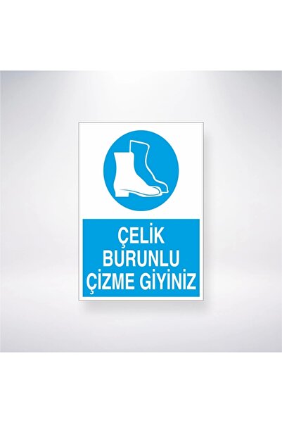 Reysa Tasarım ملصق ارتداء حذاء بمقدمة فولاذية مقاس 20 × 28 سم