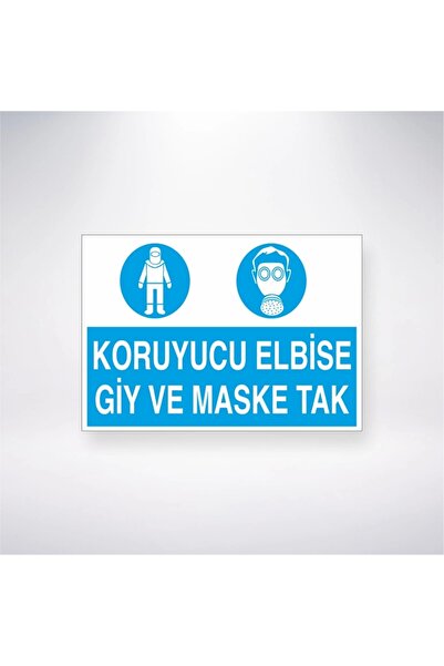 Reysa Tasarım Protective Clothing Wear and Mask Sticker 20X28 cm