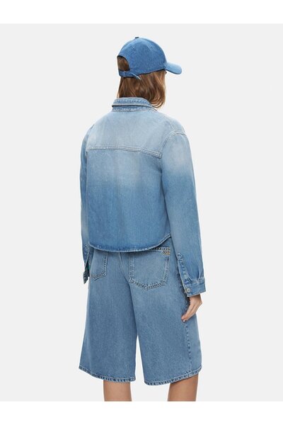 Ltb Peta Crop Jean Gömlek