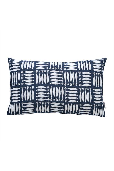 Mudo Home Navy Blue 35x55 Marine Square Fish Cushion