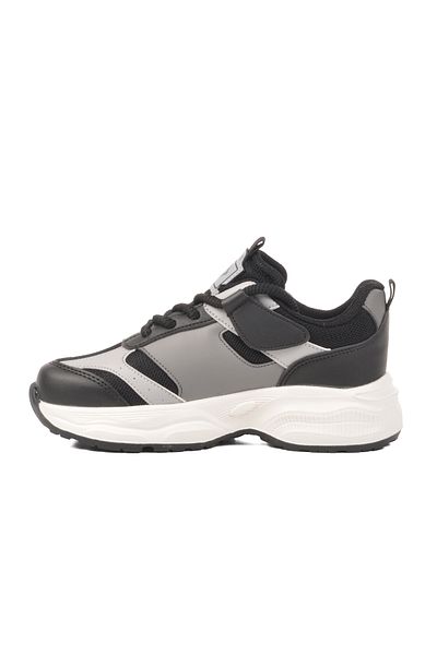 Aspor Black Mesh Boys' Sports Shoes