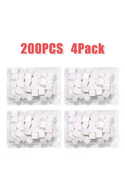 Choice مجموعة إسفنجات تزيين الأظافر مكونة من 200 قطعة باللون الأبيض، 50 قطعة/...