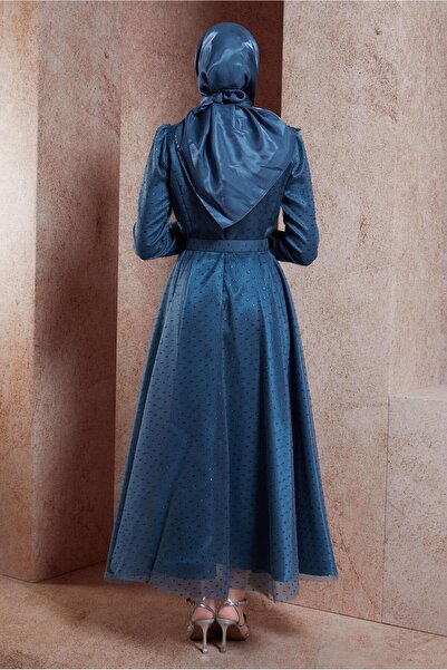 Alvina KEMERLİ TESETTÜR ABİYE ELBİSE 50271