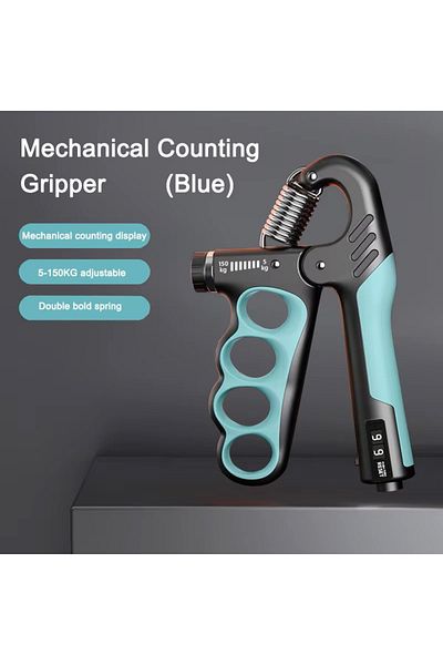 Choice Mechanical Blue 5-60/100/150kg Grip Strength Gym Wrist Expander Hand Strengthener Adjustable Muscle