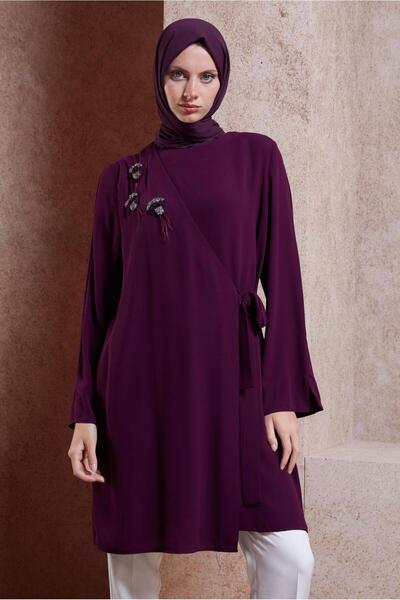 Alvina Bağlama Detaylı Tunik 42880