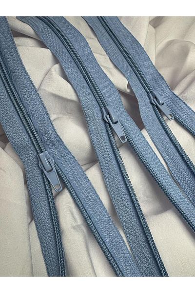 BRAVE TEKSTİL ÜRÜNLERİ Type10 Zipper Blue 5 Pieces 25cm