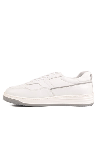 Aspor Білі чоловічі повсякденні черевики з натуральної шкіри Lion LO2140-2090 M