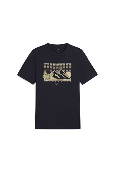 Puma GRAPHICS Mountain Tee Νέο Ναυτικό
