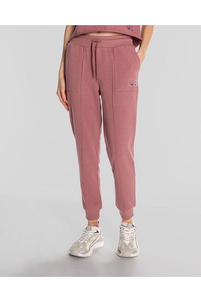 Kappa Authentic Jemima Pants Women's Dusty Rose Regular Fit Sweatpants