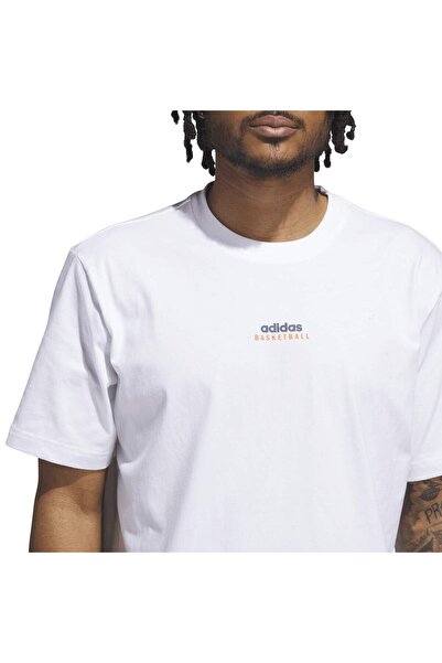 adidas Sum Ab T Ανδρικό μπλουζάκι με λευκό στρογγυλό γιακά