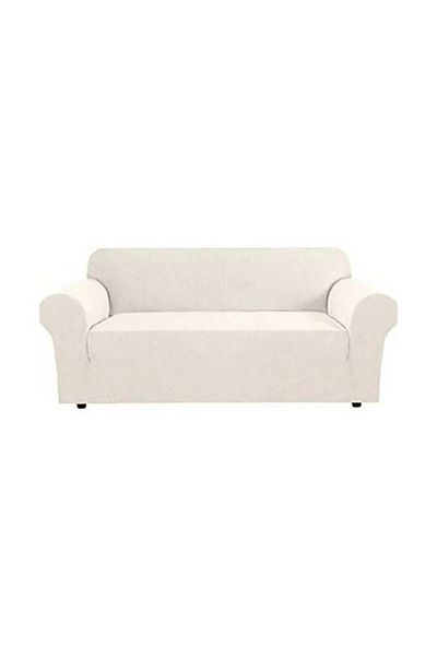 Generic MTL Three Seater Stretch Sofa Cover White 190x230cm