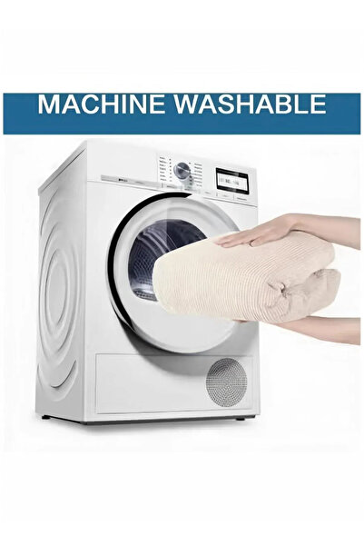 Generic MTL Three Seater Stretch Sofa Cover White 190x230cm