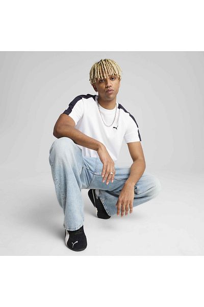 Puma Мъжка тениска с къс ръкав T7 Tee бяла