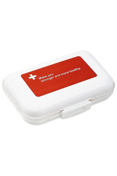PUFO Square box for organizing medicines, vitamins or supplements, Pufo Medicine, 12 cm