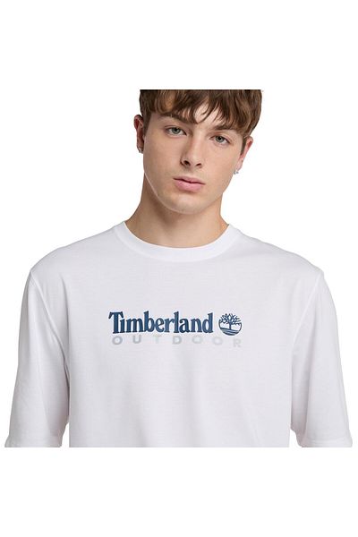 Timberland Ανδρικό μπλουζάκι με στρογγυλή λαιμόκοψη Anti UV Outdoor Graphic