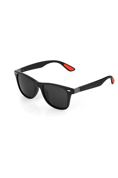 Eyesofia Saint Polarized Unisex Black Sunglasses