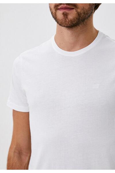 NCS Men's T-Shirt Crew Neck White Slim Fit 100% Cotton T-Shirt Jeans 1050