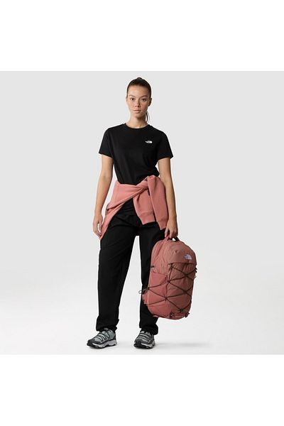 THE NORTH FACE Tricou negru cu gât rotund pentru femei Simple Dome Slim