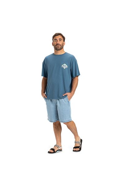 Quiksilver Pánské tričko s krátkým rukávem – Global Heat Collection, látka