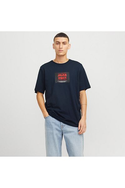 Jack & Jones Μπλουζάκι με λογότυπο με λαιμόκοψη