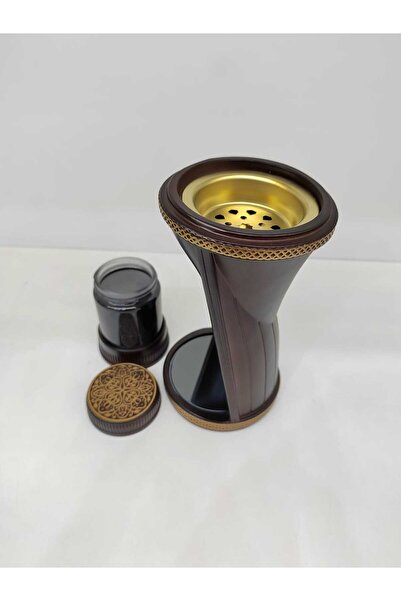 D&H طقم مبخرة فحم (قطعتين) - حاملات بخور عود ولبان للمنزل والمنتجعات الصحية والهدايا