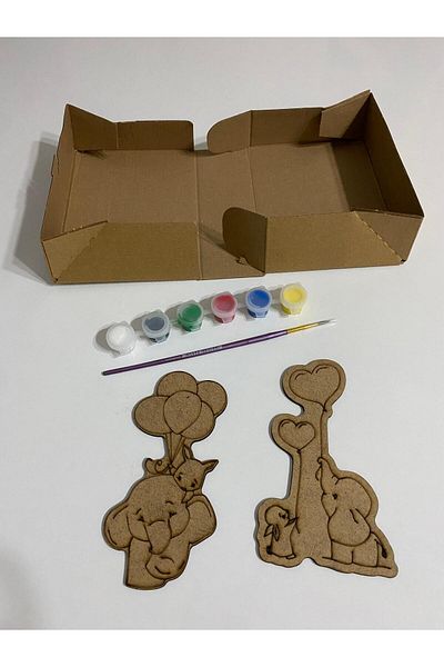 MODAT Wooden DIY Painting Set Educational Montessori Children's Development Toy