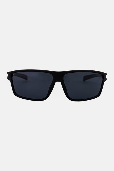 Timberland Men TB9307 Rectangular Sunglasses, Black