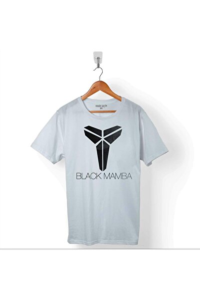 Kendim Seçtim Tricou alb cu logo-ul Black Mamba Kobe Bryant, baschet NBA, tricou pentru bărbați
