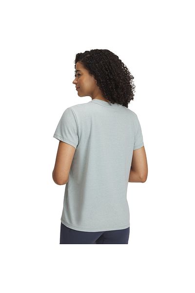 Under Armour Tricou verde cu gât rotund pentru femei Campus Core