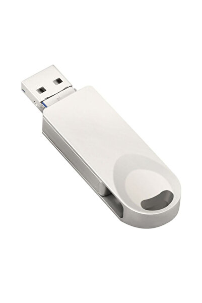 Generic كابل USB OTG معدني دوار ثلاثي في ​​واحد للهواتف المحمولة بسعة 16 جيجابايت