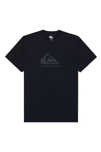 Quiksilver Ev Comp Logo Men's Black Round Neck T-Shirt