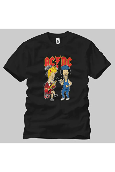 Built By Crazy Tricou unisex Acdc Beaves And Butt Head