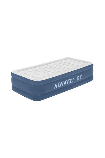 BESTWAY Air Mattress with Dual Charge Pump and Continuous Inflation Technology 1.91m x 97cm x 51cm, 26-6713P