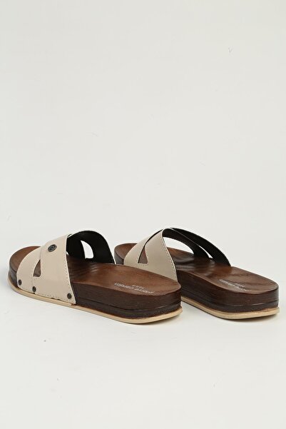 Pierre Cardin Cream Women's Slippers Pc-7425