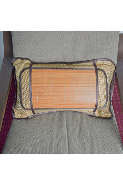 Naimeed Company Pernă cu model de bambus, frunze de ceai, Naimeed D4925, auriu