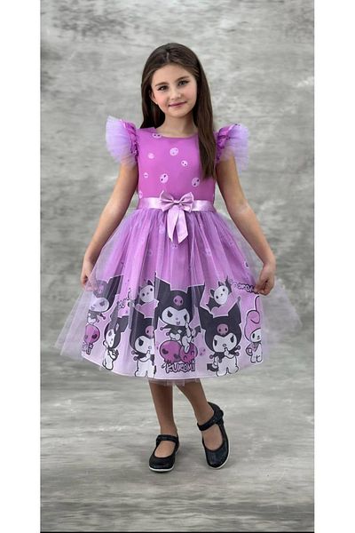 Güzin Fashion Girl's Dress Kuromi