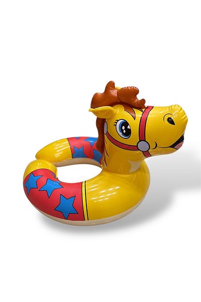 ONLİNE TRADİNG Intex Animal Figured Pool Bagel Winder Horse 65X56 Xm 3-6 Years