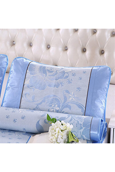 Naimeed Company Set lenjerie de pat dublu, lățime 145cm, Naimeed D4911, albastru