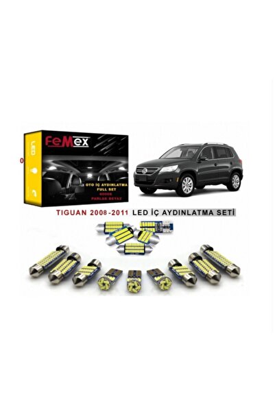 FEMEX Volkswagen Tiguan 2008-2011 Led Iç Aydınlatma Ampul Seti Parlak Beyaz