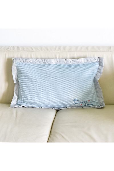 Naimeed Company Tea leaf pillow, Naimeed D4928, Blue