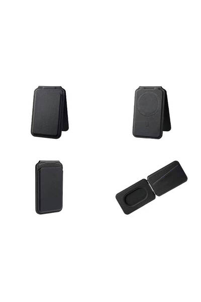 HTstore Zore Crd-06 Faux Leather Look Magnetic Card Holder