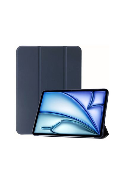 REDz Accessories Husă de protecție pentru Apple iPad Air 10.9"/iPad Air 11", tip carte, silicon, albastru marin