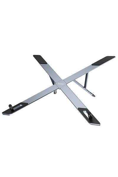 REDz Accessories Hoco HD9 Desk Stand, for Laptop or Tablet, Universal, Adjustable and Foldable, Gray