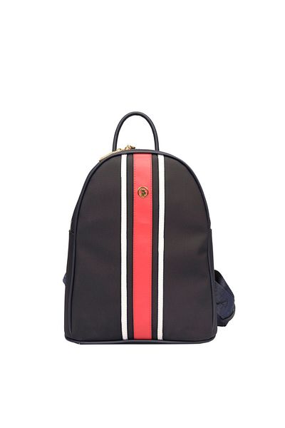 U.S. Polo Assn. Navy Blue-White-Red Women's Backpack Us24267