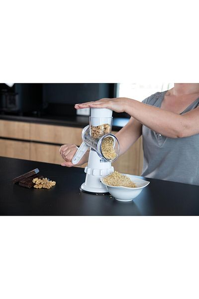 Mediashop Razatoare Cu Tambur 3 In 1 Livington Sumo Slicer 3614, 3 Tamburi Interschimbabili, Alb