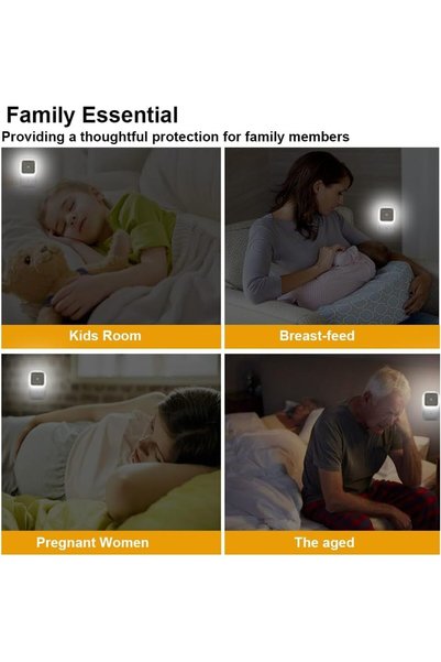 fullreyon Fotoselli Led Gece Lambası, Gece Otomatik Yanar, Gündüz Söner 1 Watt Gece Lambası